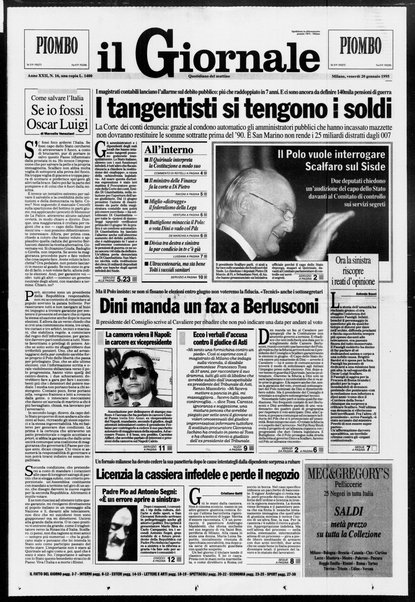 Il giornale : quotidiano del mattino